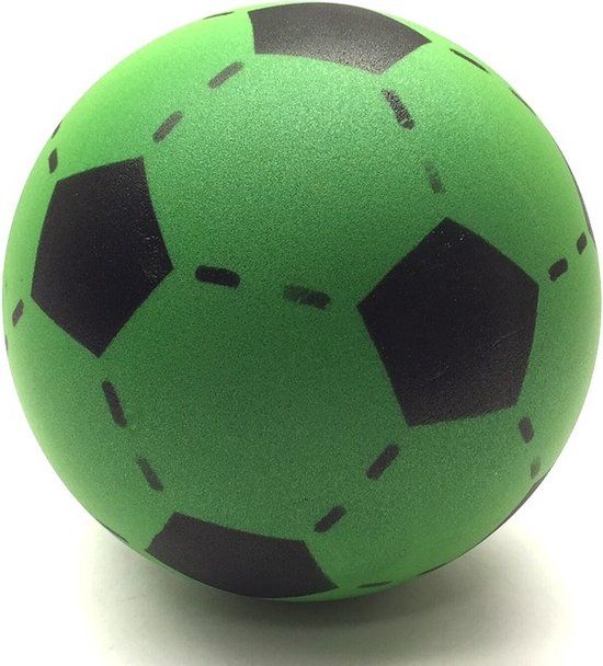 Merkloos Foam Voetbal Groen 20 cm - Merkloos