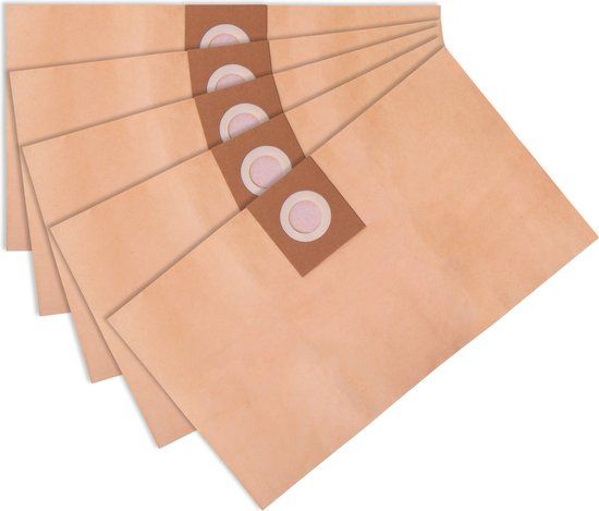VONROC Stofzuigerzakken VC805AA voor VC504AC, VC506AC & VC509AC – 5 stuks