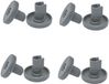 Merkloos Vaatwasserlade onderrollen - uittrekbare rollen - 40 mm - vaatwasser onderrekwielen - complete set van 8 wielen