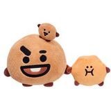 AURORA BT21 Merchandise, peluche Shooky, taille S, 61330, marron