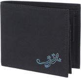 oxmox New Cryptan RFID Protect Querscheinbörse Lizard 2.0 Print Cyan Black zwart