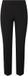Ulla Popken - Dames - Broek zijdelingse siernaad elastische tailleband - Donkergrijze melange - Maat 52