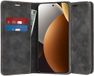 Techsuit Confy Book Wallet Case Zwart voor Xiaomi Redmi Note 15 Pro Plus / Xiaomi Poco M8 Pro