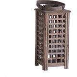 B en B Grote houten kandelaar, composiet, meerkleurig, één maat