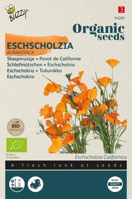 Tuinplus Zaden slaapmutsje aurantiaca 0.5 gram