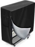 Merkloos Opklapbare bedhoes - Zwart - 99 x 38 x 114 cm