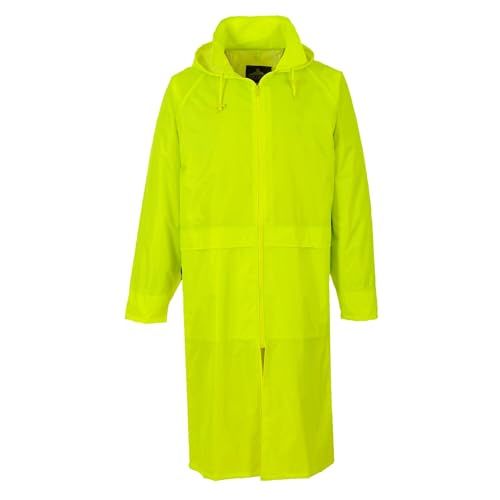 Portwest Klassieke Volwassen Regenjas - Geel - Maat M - S438YERM