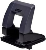 Rapid SP20 Pressless Perforator, 2-hole, Metal, 20 Sheets, Black/Grey