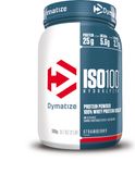 Dymatize ISO 100 Hydrolyzed Strawberry 932g - Poeder met weiproteïne-hydrolysaat + -isolaat