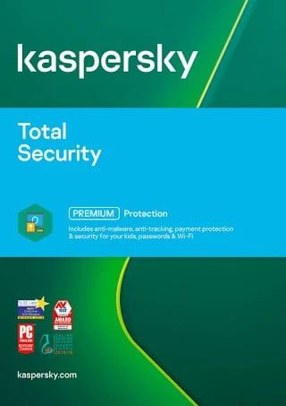 Kaspersky KL1949GDCFR Total Security 3 Apparaten 1 Jaar 2021