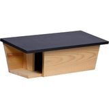 dobar® Klassieke nestkast voor beekstelten, vogelbroedkast om op te hangen, 45 x 18 x 15 cm, grenen