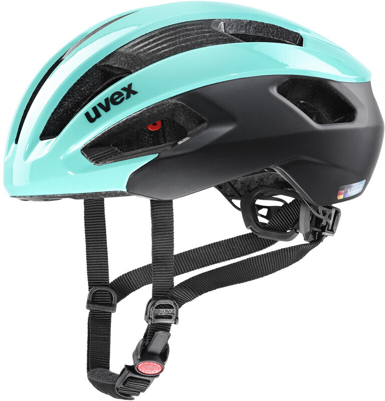 UVEX Rise CC Helmet, turquoise/zwart