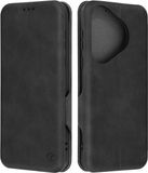 Techsuit Hoesje geschikt voor Huawei Pura 70 - Safe+ Book Wallet Case - Zwart