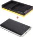 Merkloos Powerpakket Deluxe: NP-FH50 duo oplader + 8000mAh Powerbank pour 2 batteries Sony NP-FH30 / NP-FH50