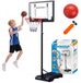 Panier de basket - Extérieur - Réglable 148-250 cm - Base remplissable - Mobile