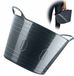 KADAX Panier flexible Évier universel 15L gris
