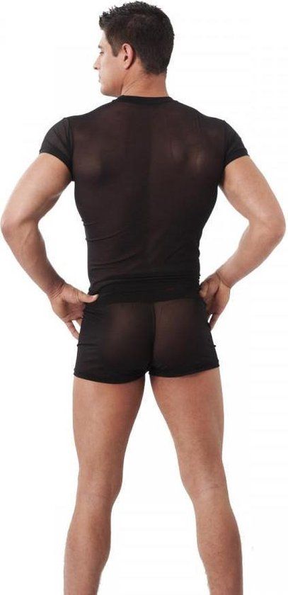 Rimba Amorable - Transparant Herenshirt One size Zwart Polyamide