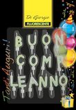Cereria de Giorgio 5429 TL-kaarsen "Joyeux Anniversaire" met houder