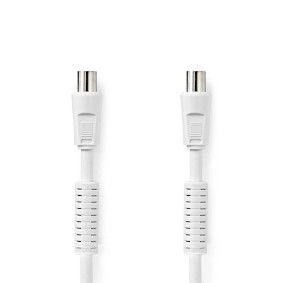 Nedis Coaxkabel - IEC Male - IEC Female - 3m - Wit