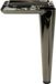B & B Meubelpoten Stiletto zwart chroom 15 cm