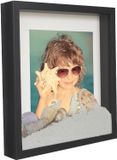 Art & BD BD Art - 3D Fotolijsten - Zwart - 28x28 cm - Met Passe-partout