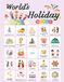 World's Holidays Bingo: 32-Player World and Festival Season Themed Party Games for Multicultural Classrooms, Schools, and Cultural Events