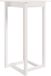 Table de bar 60x60x110 cm pin massif blanc