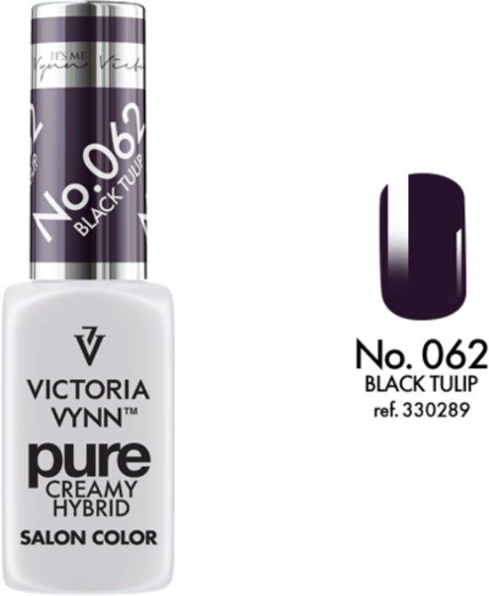VICTORIA VYNN Gel Nagellak - Gel Polish - Pure Creamy Hybrid - Black Tulip - 062 - 8 ml