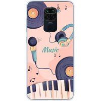 Xiaomi Redmi Note 9 Accords en couleur bedrukt siliconen hoesje