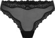 Hunkemöller Dames Lingerie String Hazel - Zwart - maat L