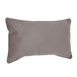Atmosphera Bank/sierkussens huiskamer Sophia - 30 x 50 cm - Taupe - polyester - met rits