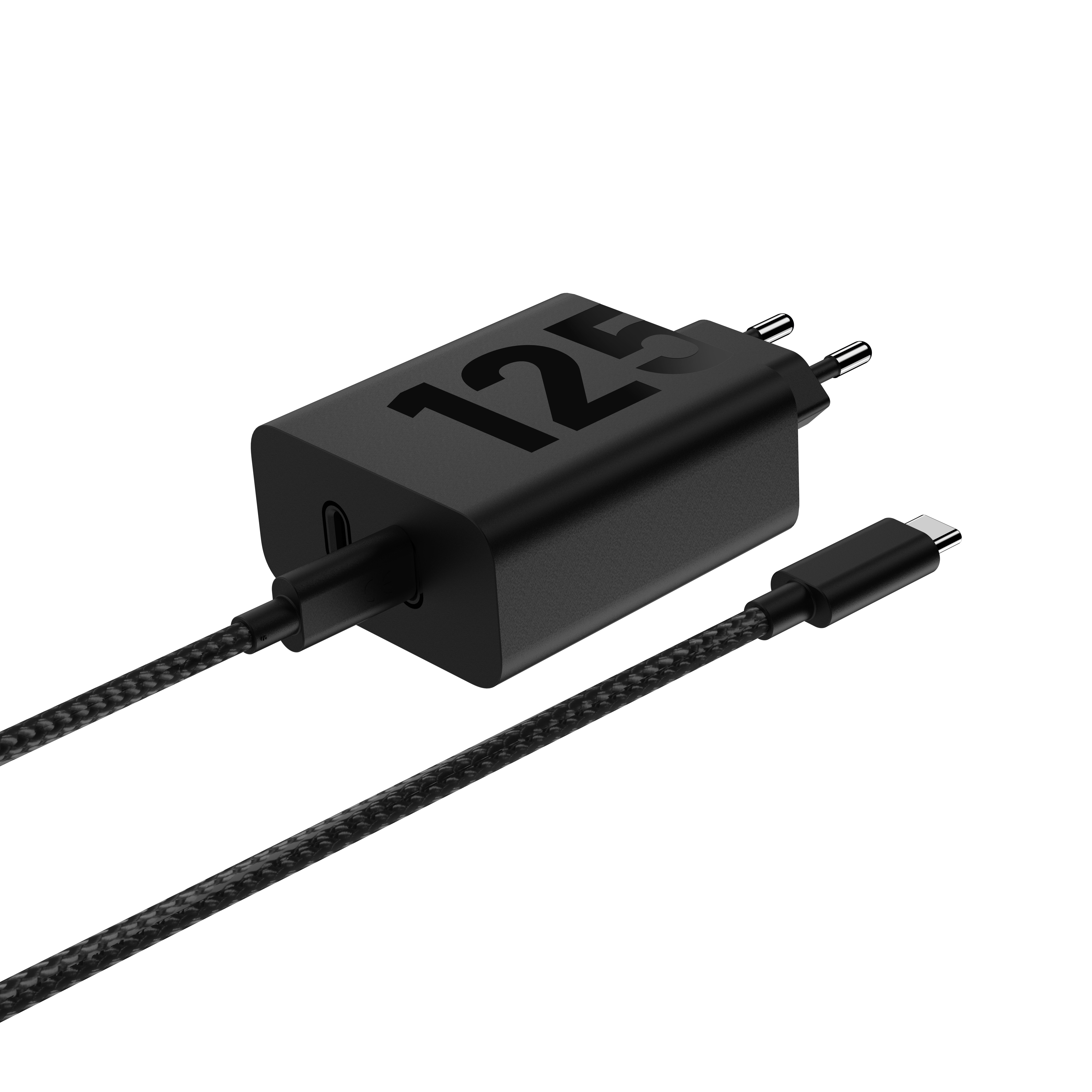 Motorola TurboPower 125W Duo Charger - Zwart - 2x USB-C - Snel Opladen