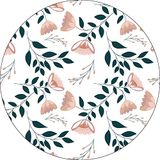 Bonateks Ronde digitaal bedrukte muismat, antislip onderkant, voor kantoor en thuis, diameter: 22 cm