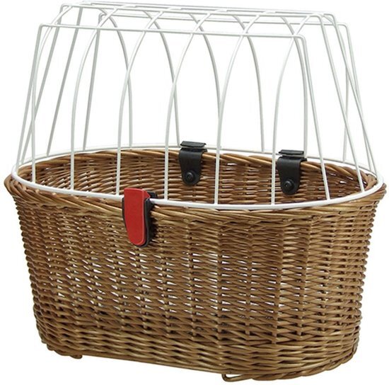 KlickFix Doggy Basket Fietskoffer- & Mand Korbklip bruin