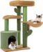 Rakmishop Katten krabpaal cactus - 90cm met hangmat - Groen/Bruin