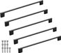 SOTECH 5 stuks meubelgrepen BLACKLINE XII BA 256 mm zwart mat aluminium