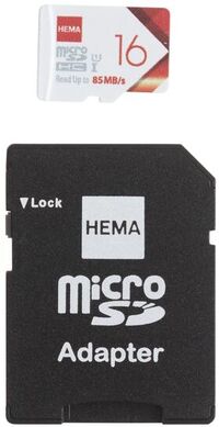 HEMA Micro SD Geheugenkaart 16GB