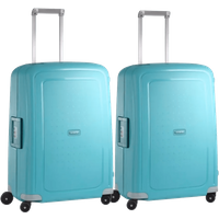 Samsonite S'Cure Spinner 69cm Duo Pack Aqua Blue