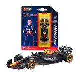 Bburago - F1 Red Bull Racing RB21 2025#1 Max Verstappen, Diecast auto op schaal 1:64, gedetailleerde replica van een Formule 1-racewagen, officiële kleuren, verzamelblister, 14+