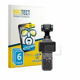 BROTECT Screenprotector voor DJI Osmo Pocket 4 - Folie Beschermfolie transparant 6 Stuks
