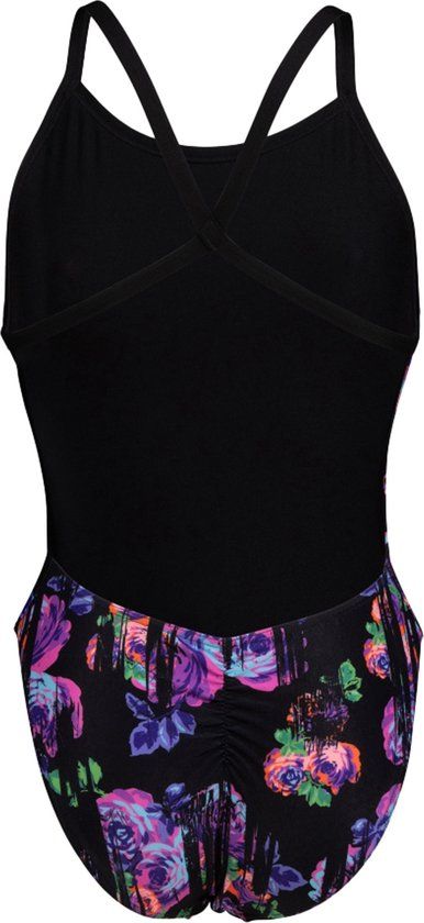 Arena Rose Texture Zwempak Xcro - Zwart - Maat 40 - Dames