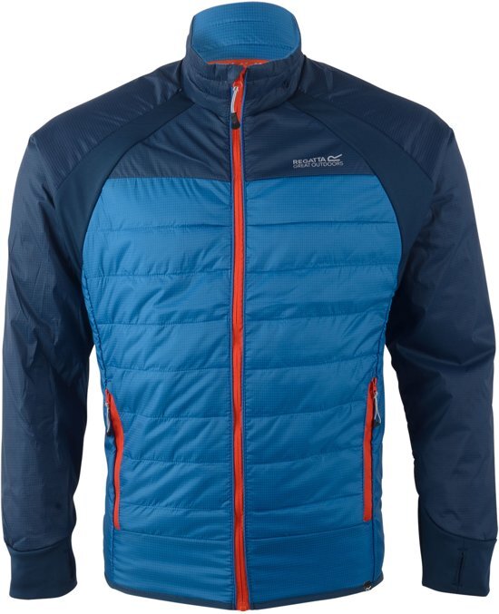 Regatta Ignis Hybrid Jas Heren Sportjas - Maat XXL - Mannen - blauw/rood