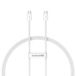 Baseus Superior USB-kabel USB 2.0 1 m USB C 30W Wit