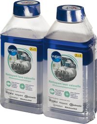 WPRO 2-in-1 ontkalker ontvetter vaatwasser 2x250ml