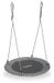 Relaxdays Nestschommel - Ø 110 cm - tot 100 kg - grijs