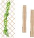 Relaxdays Trellis Hout - Set van 3 - 180 x 90 cm - Muur - Klimplanten - Natuur