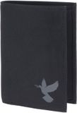 oxmox New Cryptan RFID Protect Kombibörse Freedom Pigeon Print Grey Black zwart