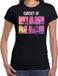 Bellatio Decorations Shoppartners Bv Sunset at Miami Beach T-shirt Dames Zwart XS