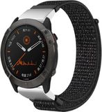 Strap-it Garmin Fenix 5 / 6 nylon band - zwart