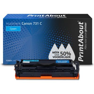 PrintAbout Huismerk Canon 731 C Toner Cyaan